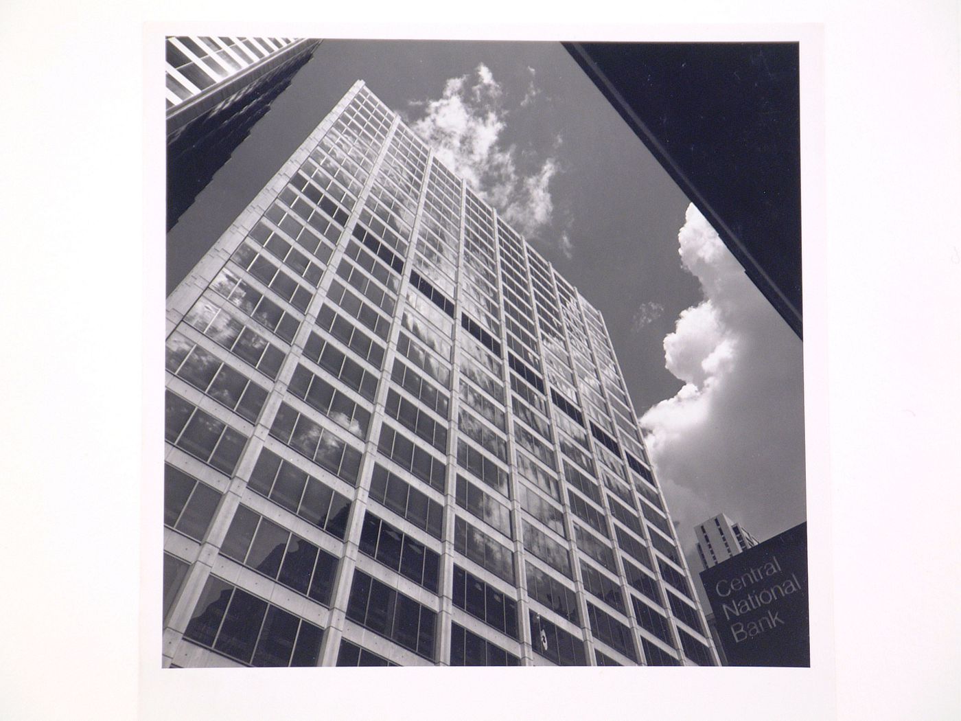 Worm's eye view of the tower façade of the 200 West Monroe Building, Chicago, Illinois, United States