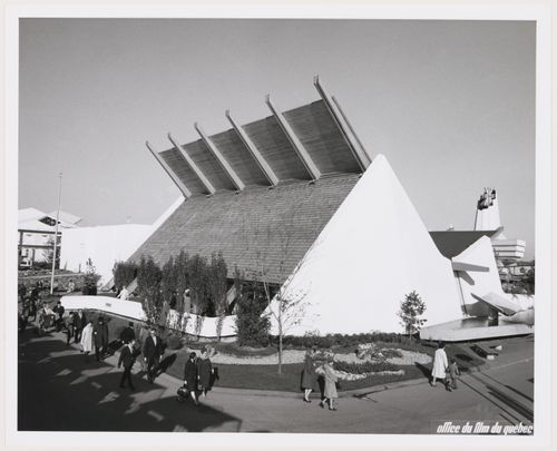 View of the Christian Pavilion, Expo 67, Montréal, Québec