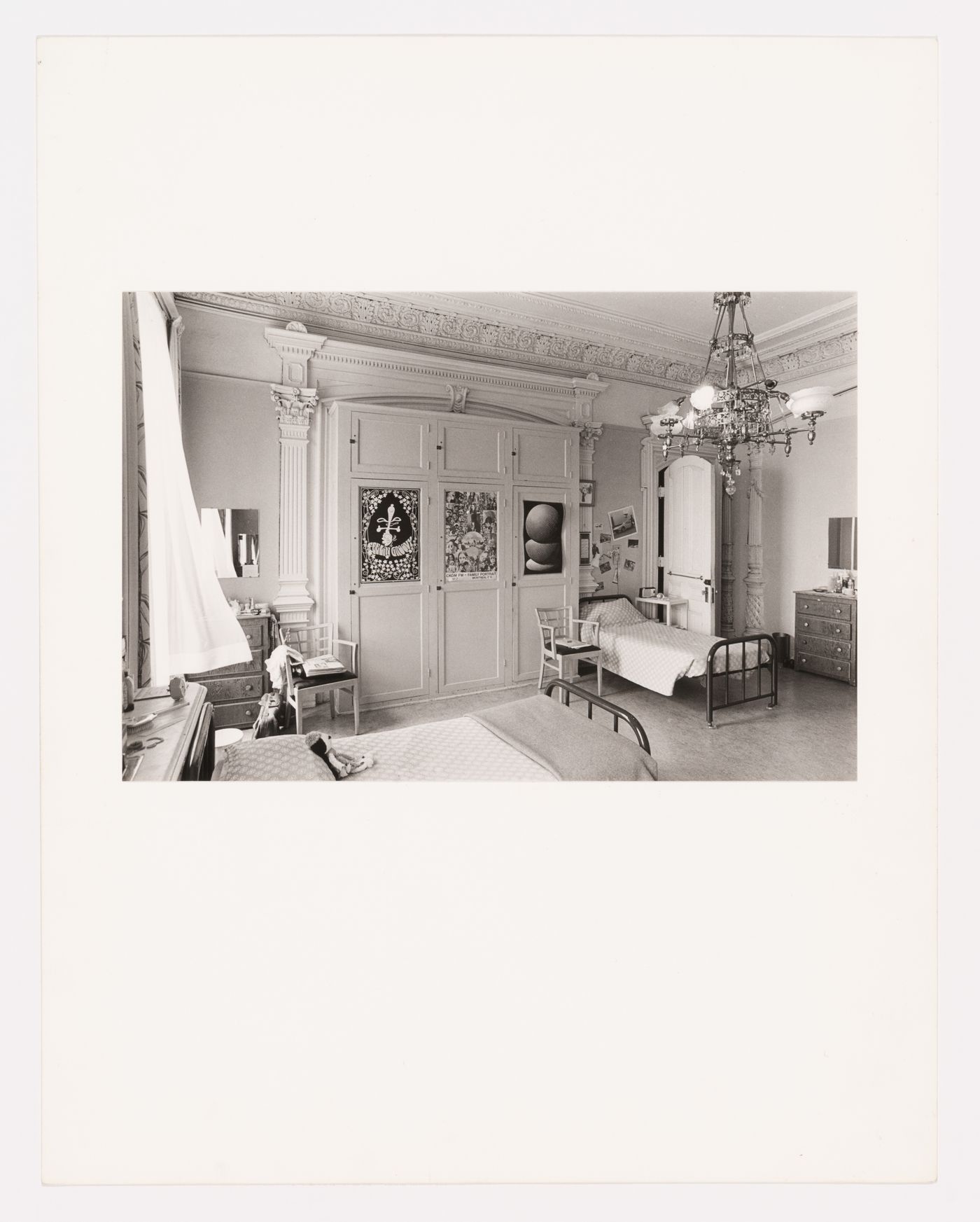 Interior view of the front room in the west part of Shaughnessy House, Montréal, Québec, Canada