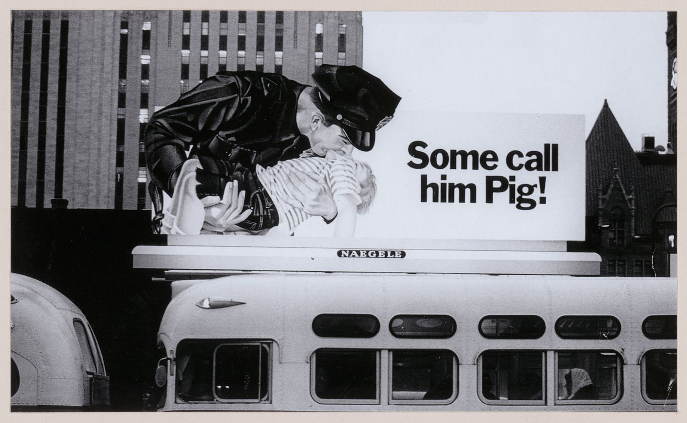Photograph of the billboard for Some Call Him Pig