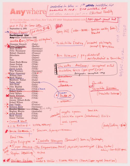 Anywhere Conference Participant List