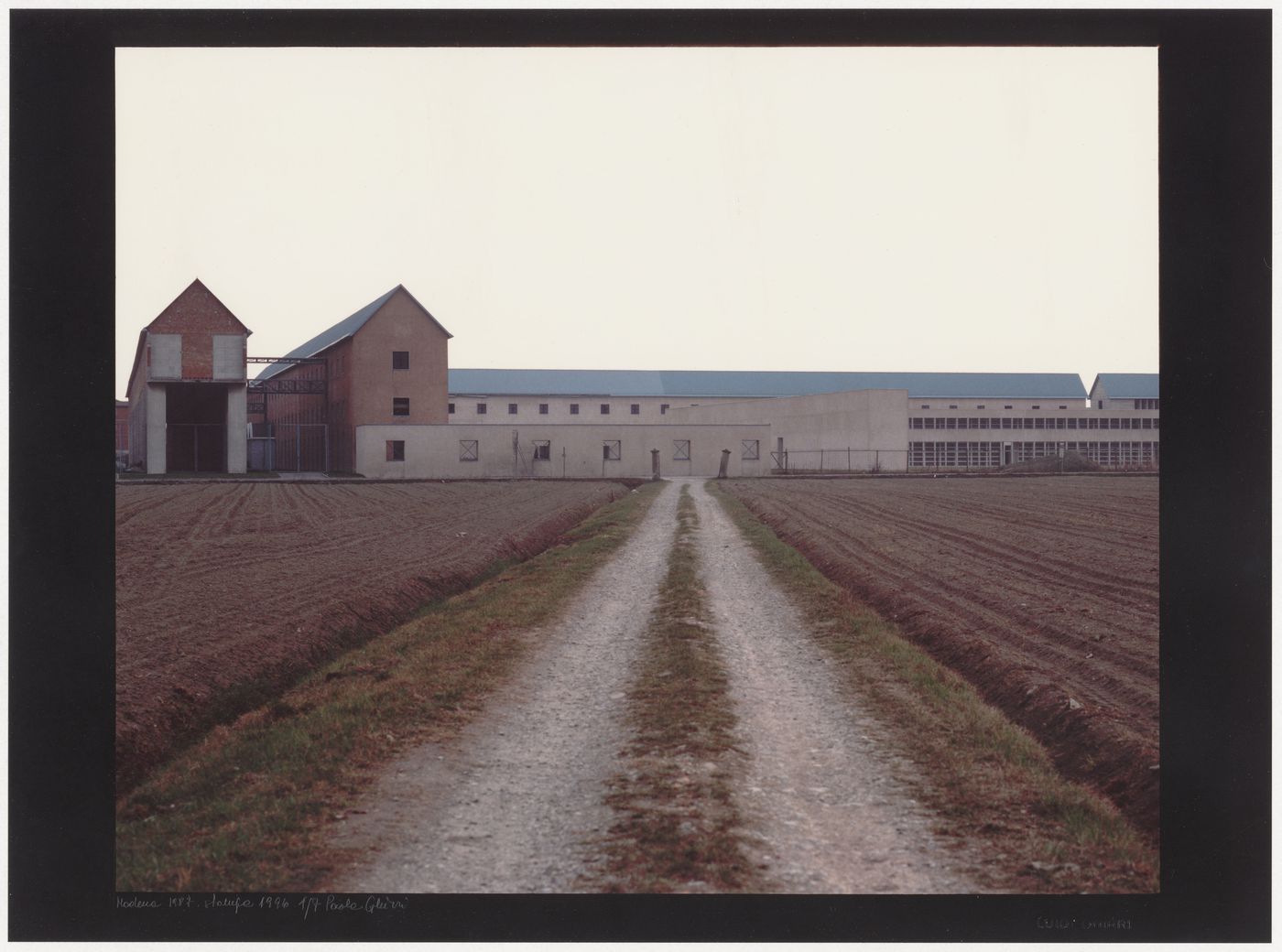 Cemetery of San Cataldo, Modena, 1971 to 1978; General view of the executed part