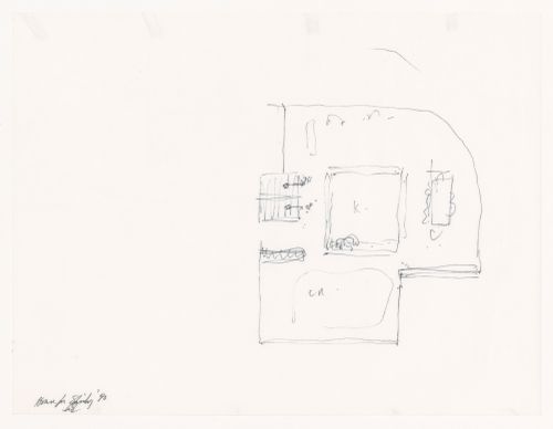 Sketch plan for Shirley MacLaine House, De Baca County, New Mexico
