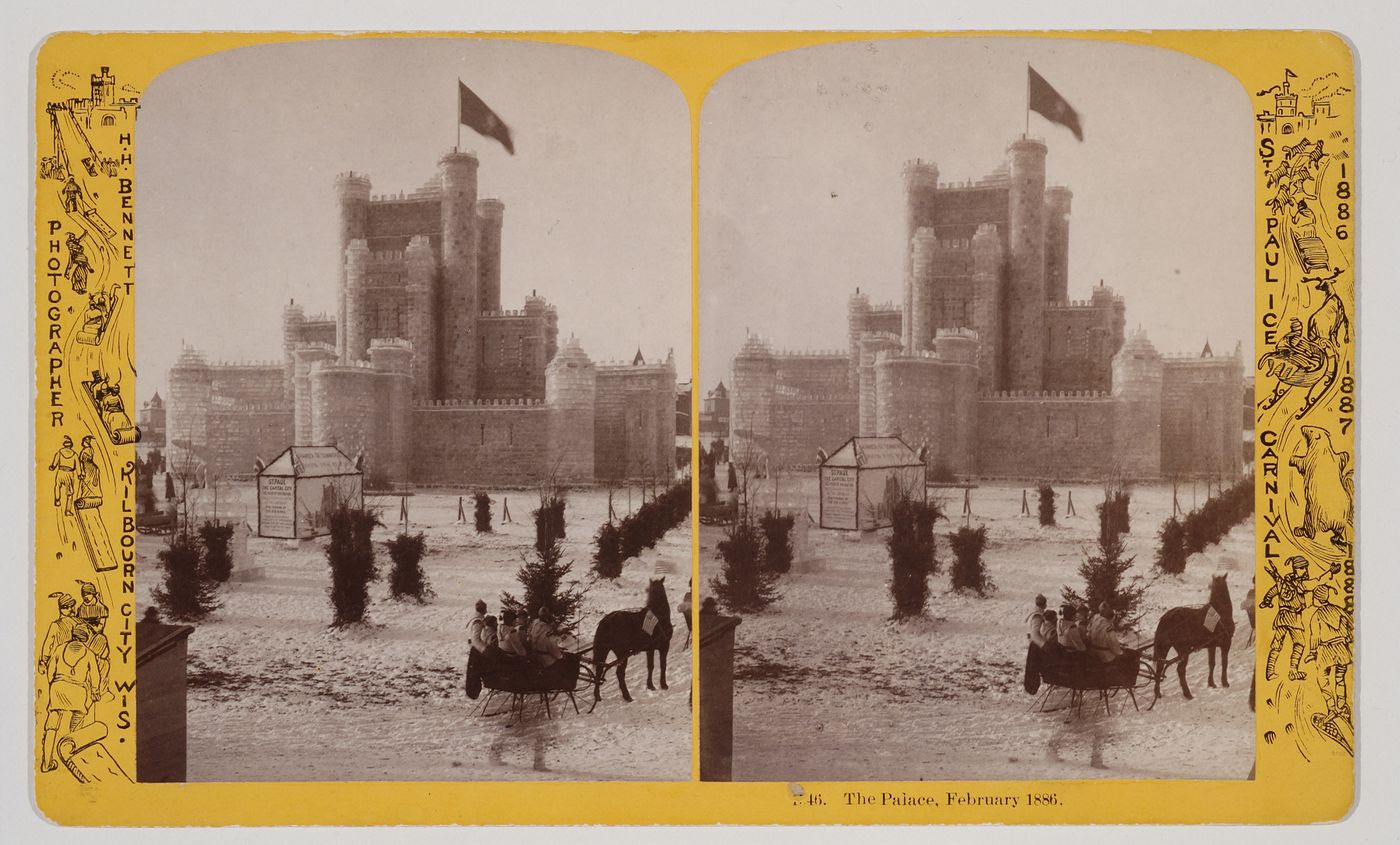 1546. The Palace, February 1886. St. Paul Ice Carnival, 1886, 1887, 1888