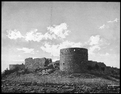 View of an archeological site near the Dead Sea, Israel