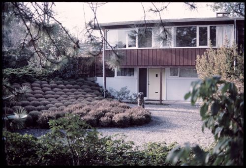 View of front yard landscaping of Dr. and Mrs. S. Friedman Garden, Vancouver, British Columbia