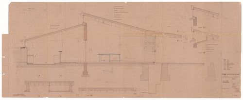 Sections for Casa de chá, Restaurante da Boa Nova, Leça da Palmeira