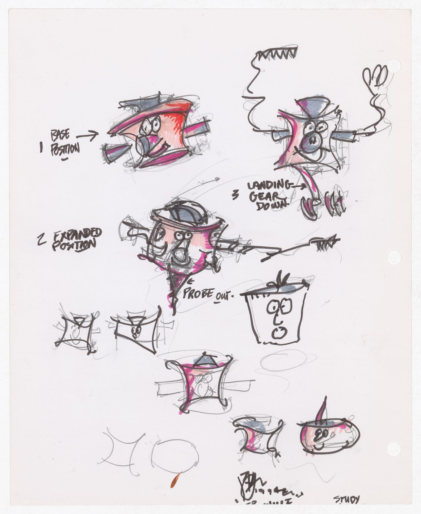 Sketches for Cartoon Regulators/Spillville