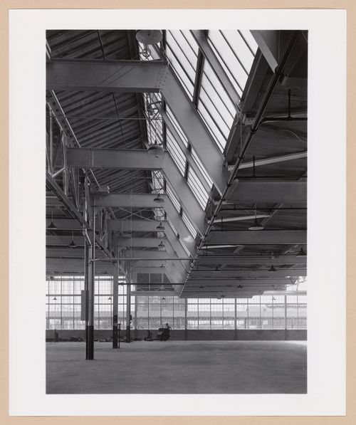 Interior view of the Export Building, Half-Ton Truck Plant, Chrysler Corporation Dodge division, Mound and Eight Mile Roads, Detroit, Michigan