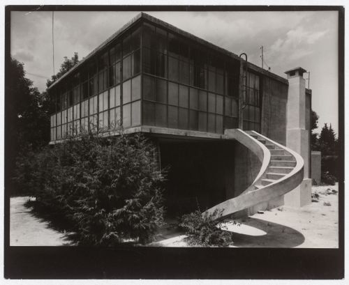 View of the house for Cecil O'Gorman from the garden