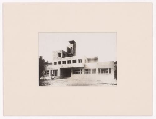 View Villa Noailles under construction, Hyères, France