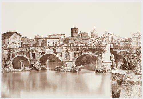 View of Ponte Rotto, Rome, Italy