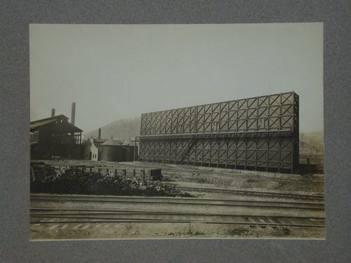 Construction of steel mill, Johnstown, PA