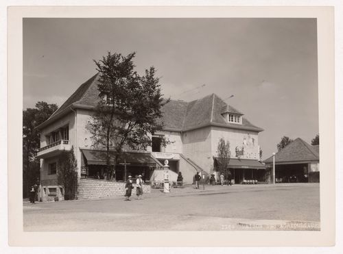 View of La Maison Des Agriculteurs, Rural Centre, 1937 Exposition internationale, Paris, France