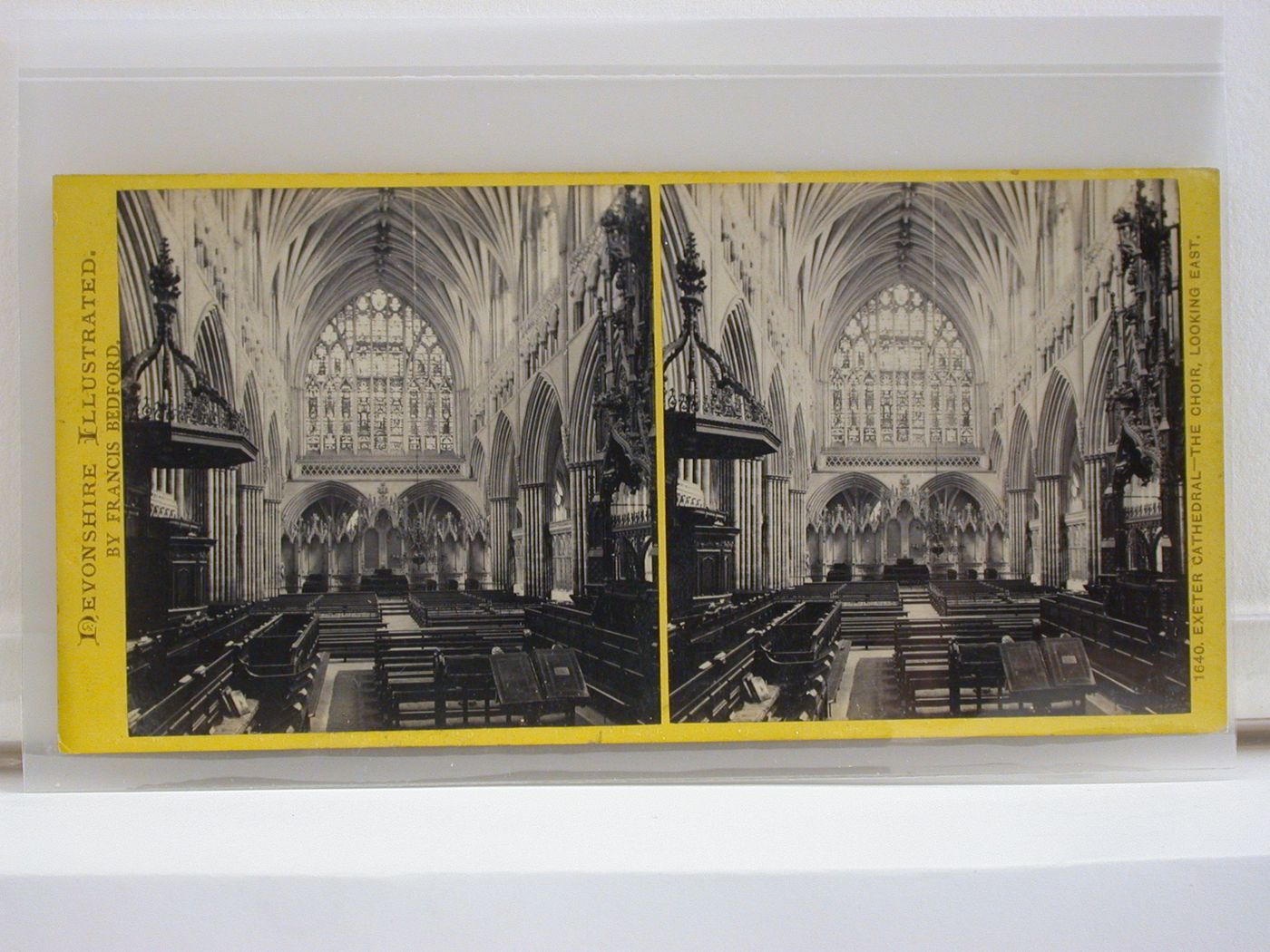 Devonshire Illustrated. Exeter Cathedral - the Choir, looking east