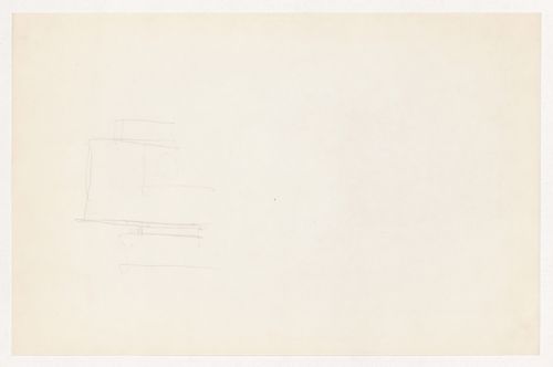 Sketch, probably a sectional detail for the Metallurgy Building, Illinois Institute of Technology, Chicago