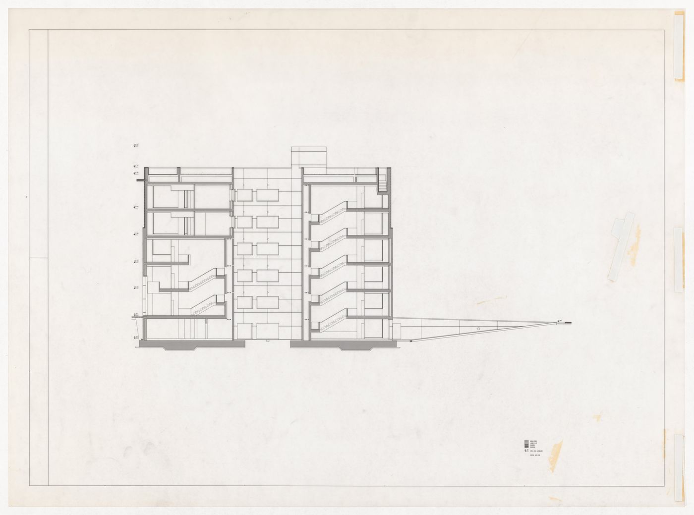 Section for Centro Meteorológico da Villa Olimpica, Barcelona, Spain