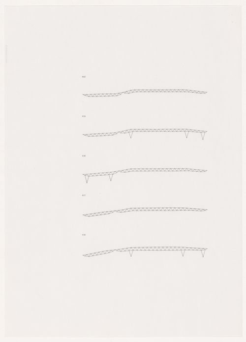 Roof sections for Odawara Municipal Sports Complex, Odawara, Japan