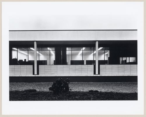View of the east wall of Energy Products Division, Royal Industries, 2040 Dyer Road, Santa Ana, California, United States, from the series “The new Industrial Parks near Irvine, California”