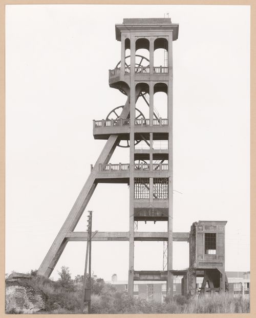 View of a minehead of Puits Dutemple, Valenciennes, France