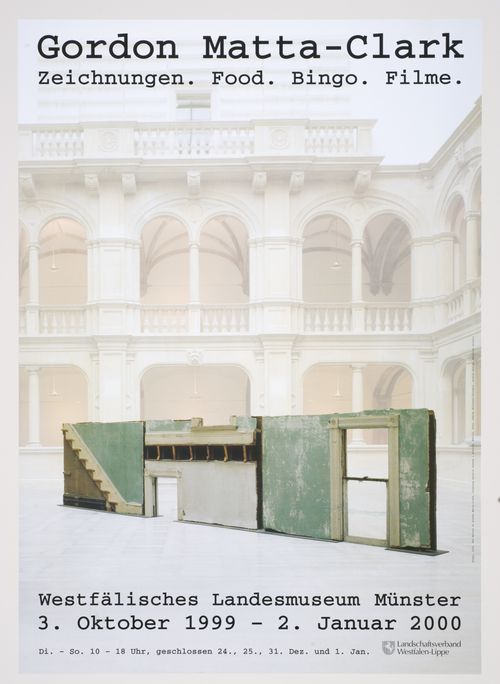 Gordon Matta-Clark: Zeichnungen. Food. Bingo. Filme.