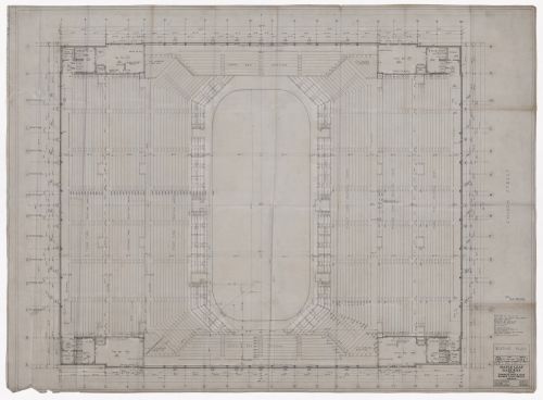 Seating plan for Maple Leaf Gardens, Toronto