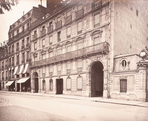 Plate from album ''Buildings, parks and streets of Paris, Versailles and environs, France''