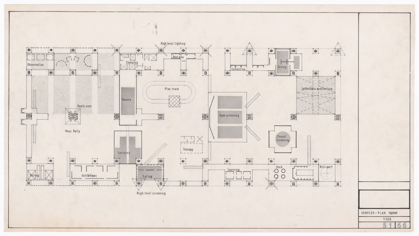 Fun Palace: typical plan