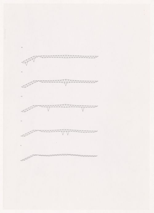 Roof sections for Odawara Municipal Sports Complex, Odawara, Japan