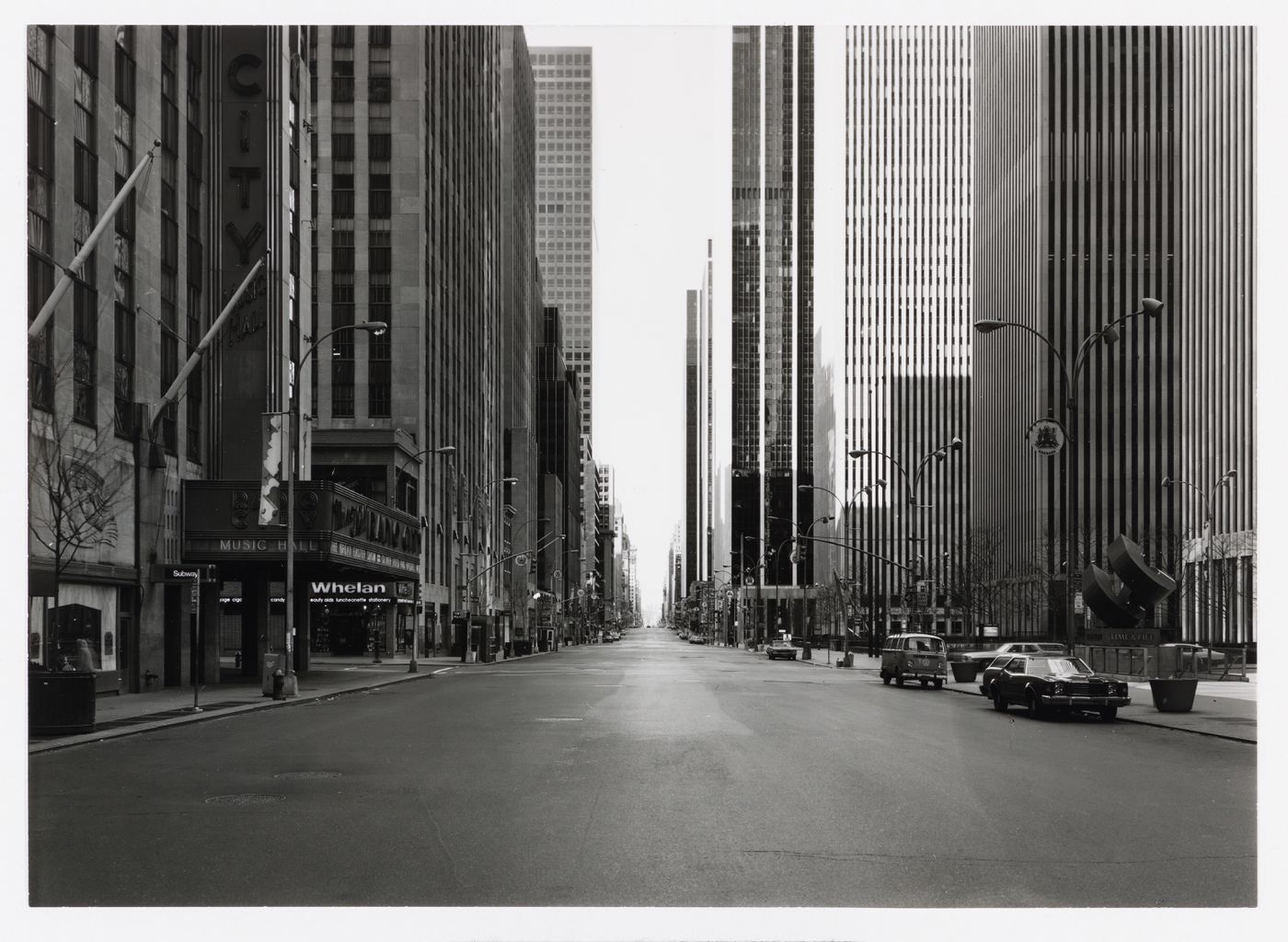 Die Architektur der Strasse, New York City, Dez 1977 - Sept 1978: 6th Avenue, Manhattan