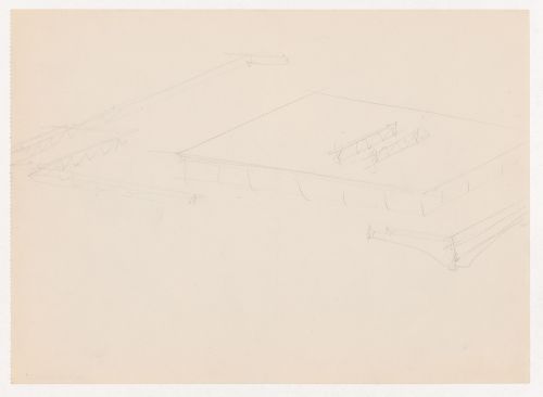 Axonometric sketch for Museum for a Small City