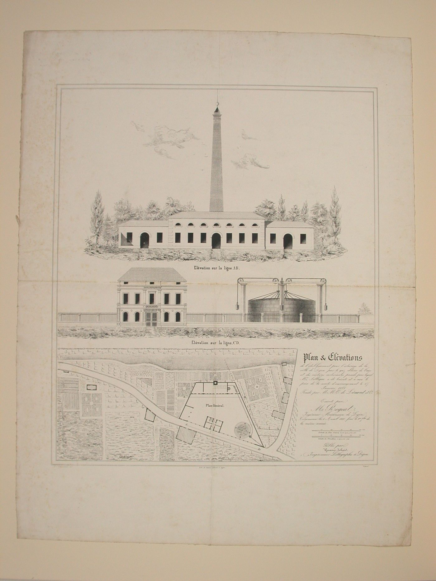 Gasometer and associated structures,Dijon