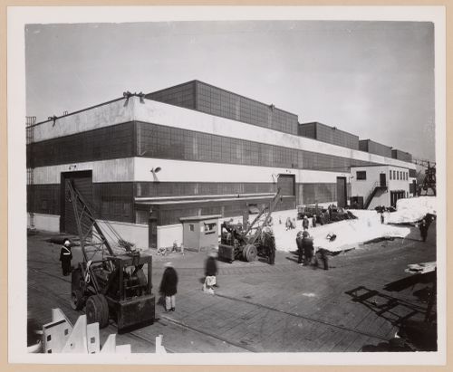 View of the principal and lateral façades of the Manufacturing Building, Todd Shipyards Corporation Assembly Plant, Hoboken, New Jersey