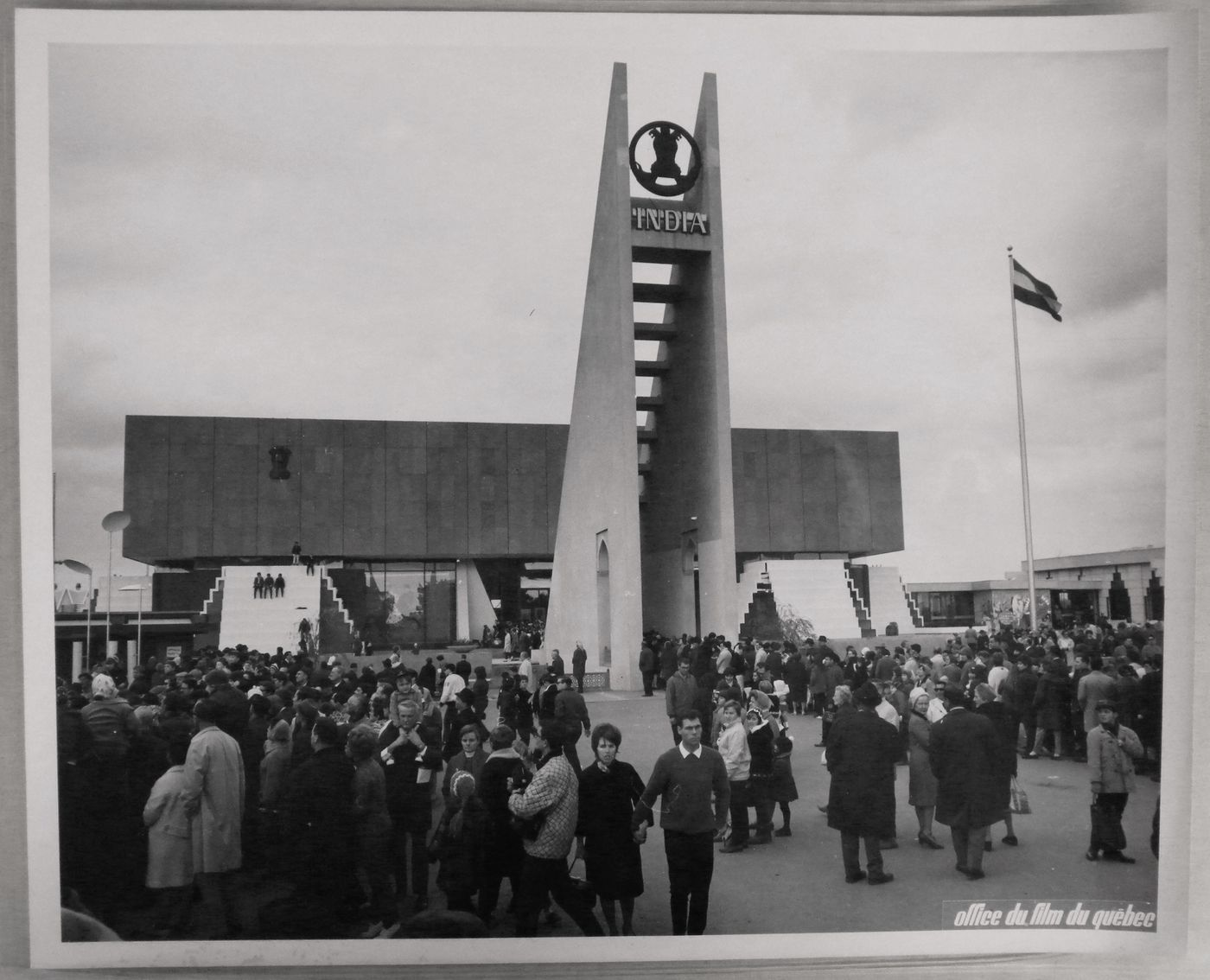 View of the Pavilion of India, Expo 67, Montréal, Québec