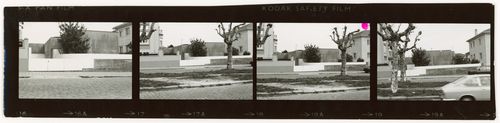 Contact sheet with exterior views of Casa Manuel Magalhães, Porto