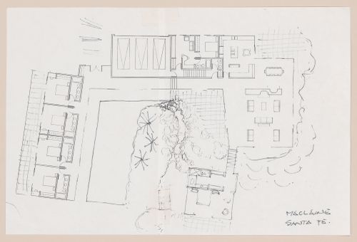 Sketch plan for Shirley MacLaine House, De Baca County, New Mexico