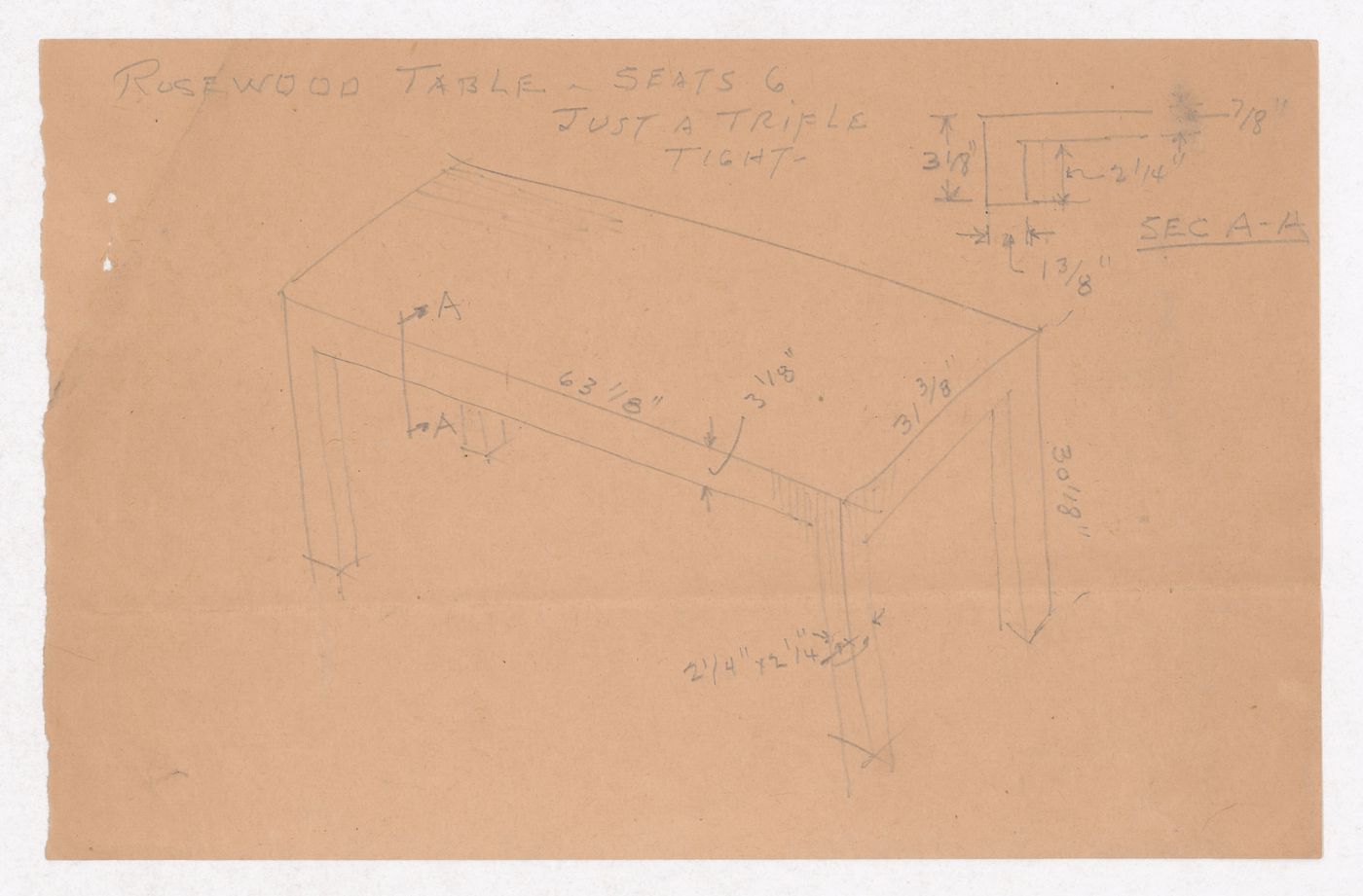 Various documents and drawings including furniture design and office renovation: File G 690