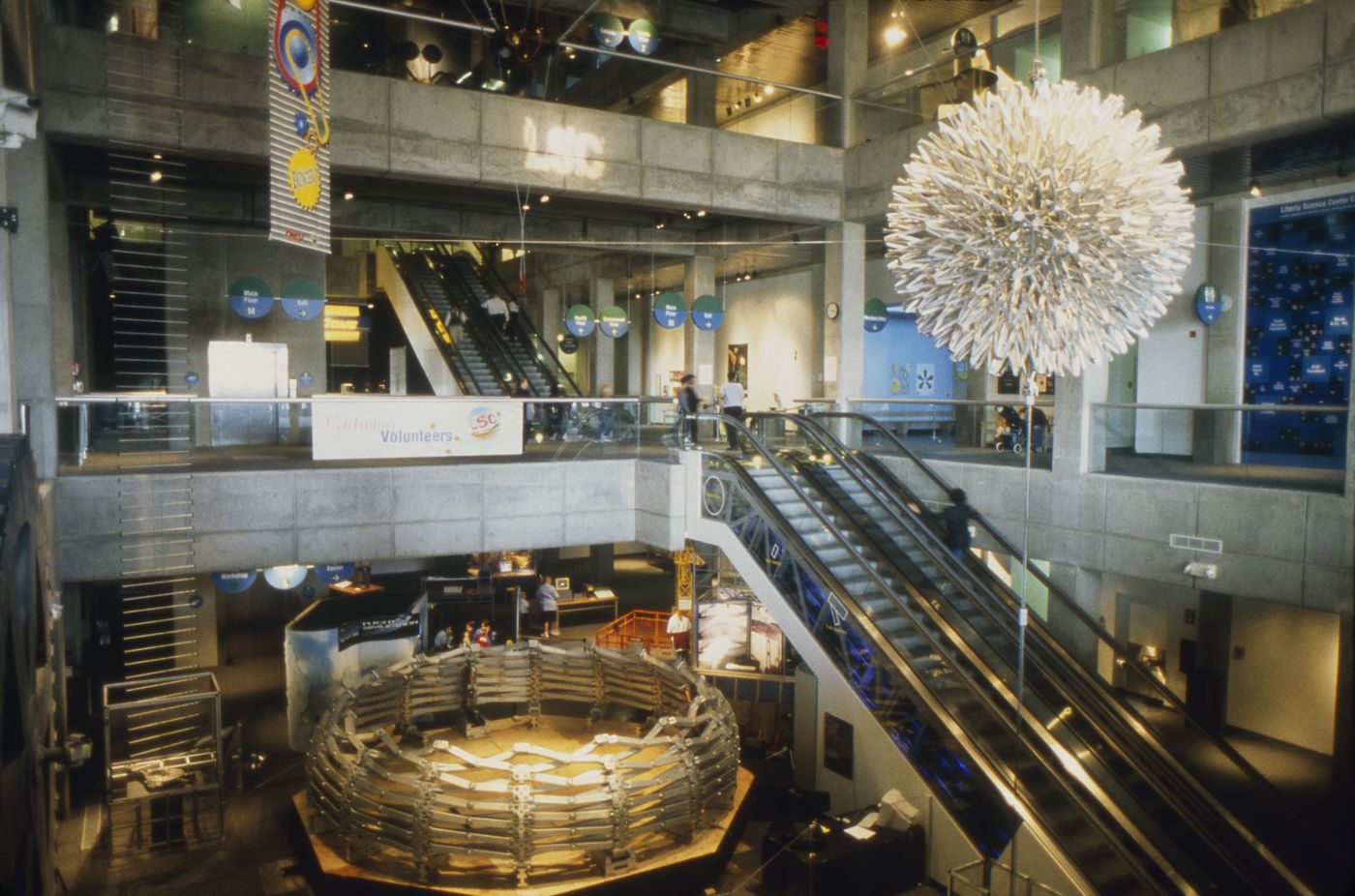 Iris Dome and Hoberman Sphere, Liberty Science Center, Jersey City, New Jersey