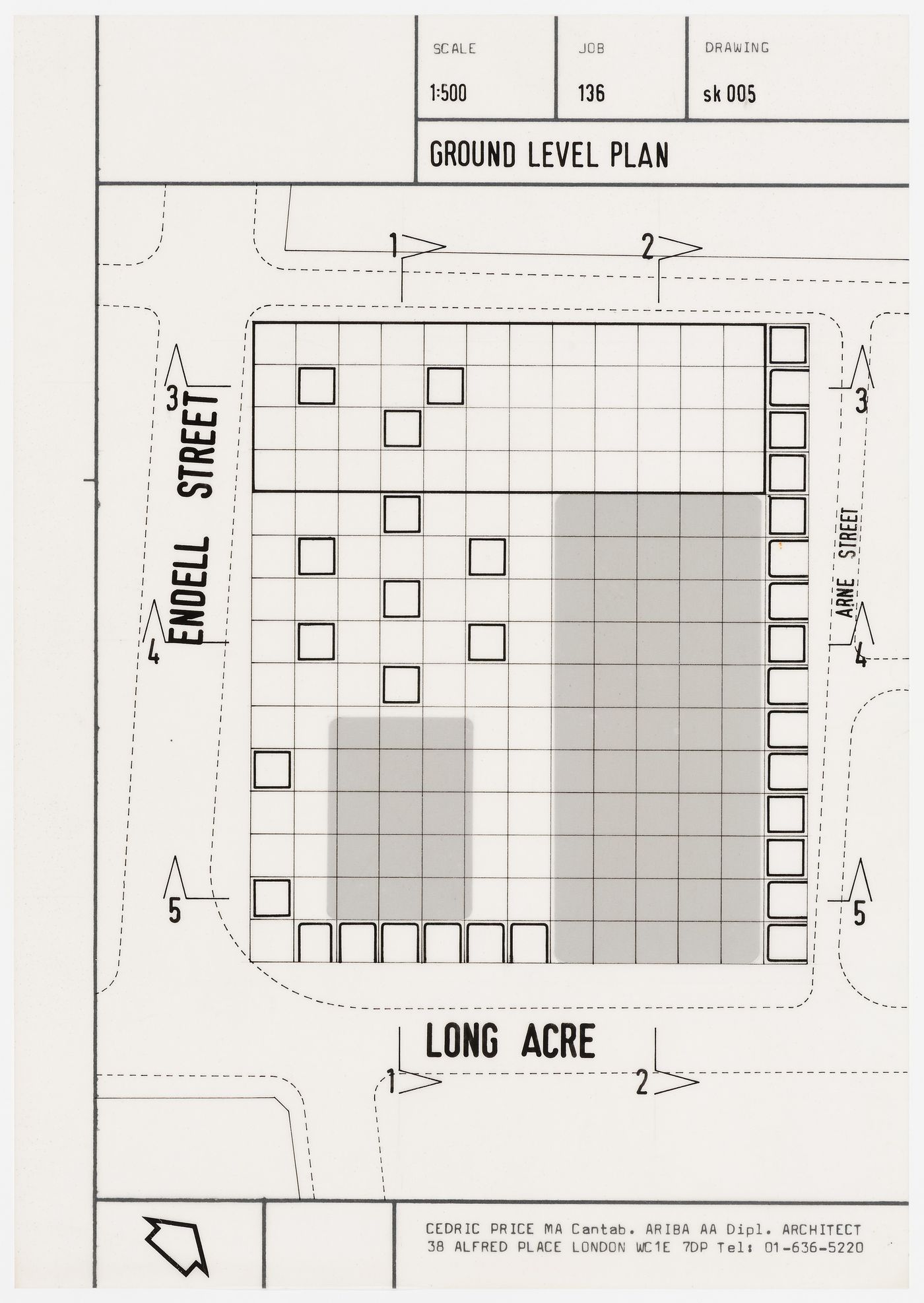Long Acre Amalgam: ground level plan