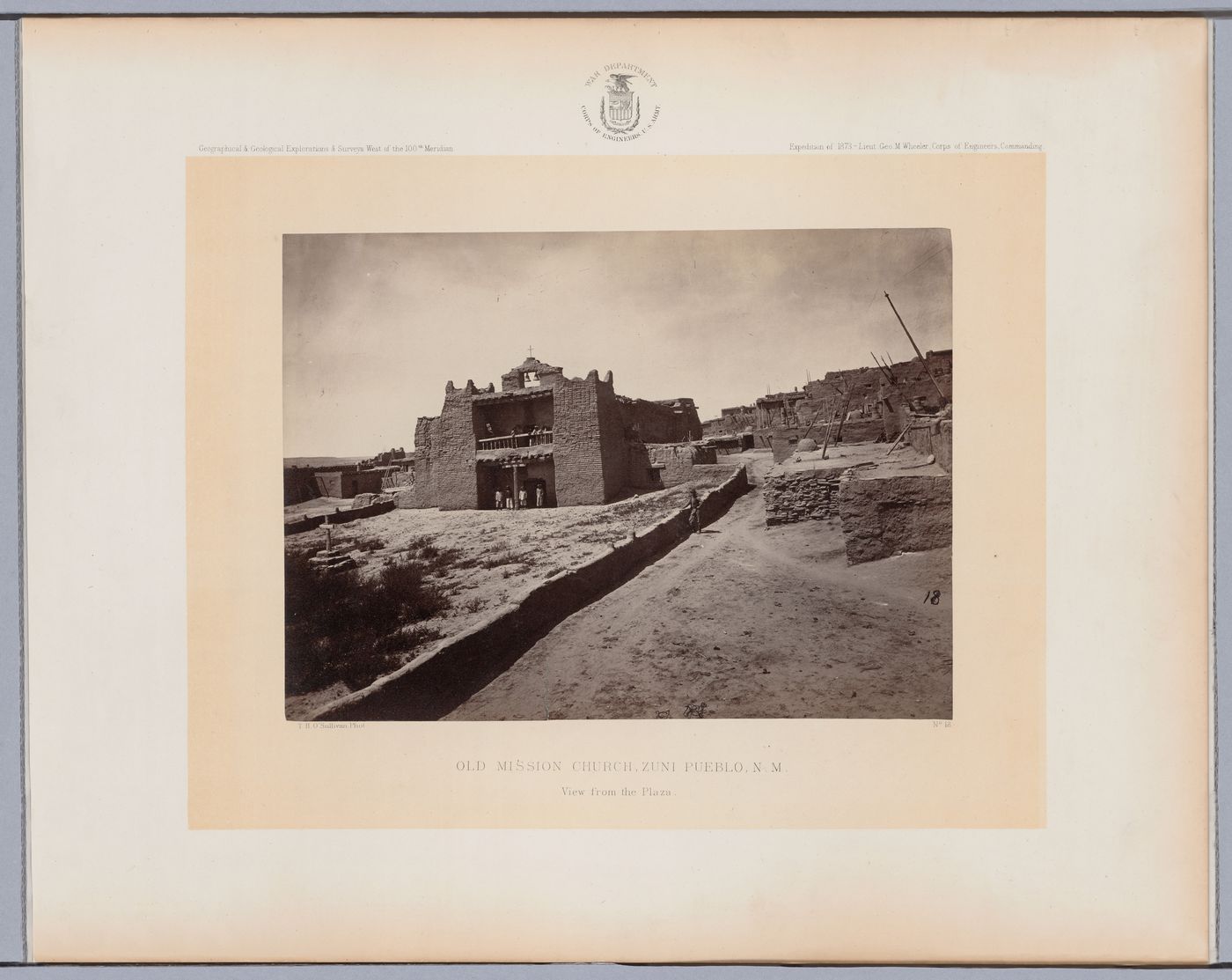 View of the mission church Nuestra Señora de Guadelupe, Zuni, New Mexico, United States