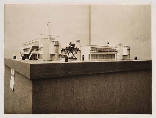 Study model for workers' housing project, Roubaix, France