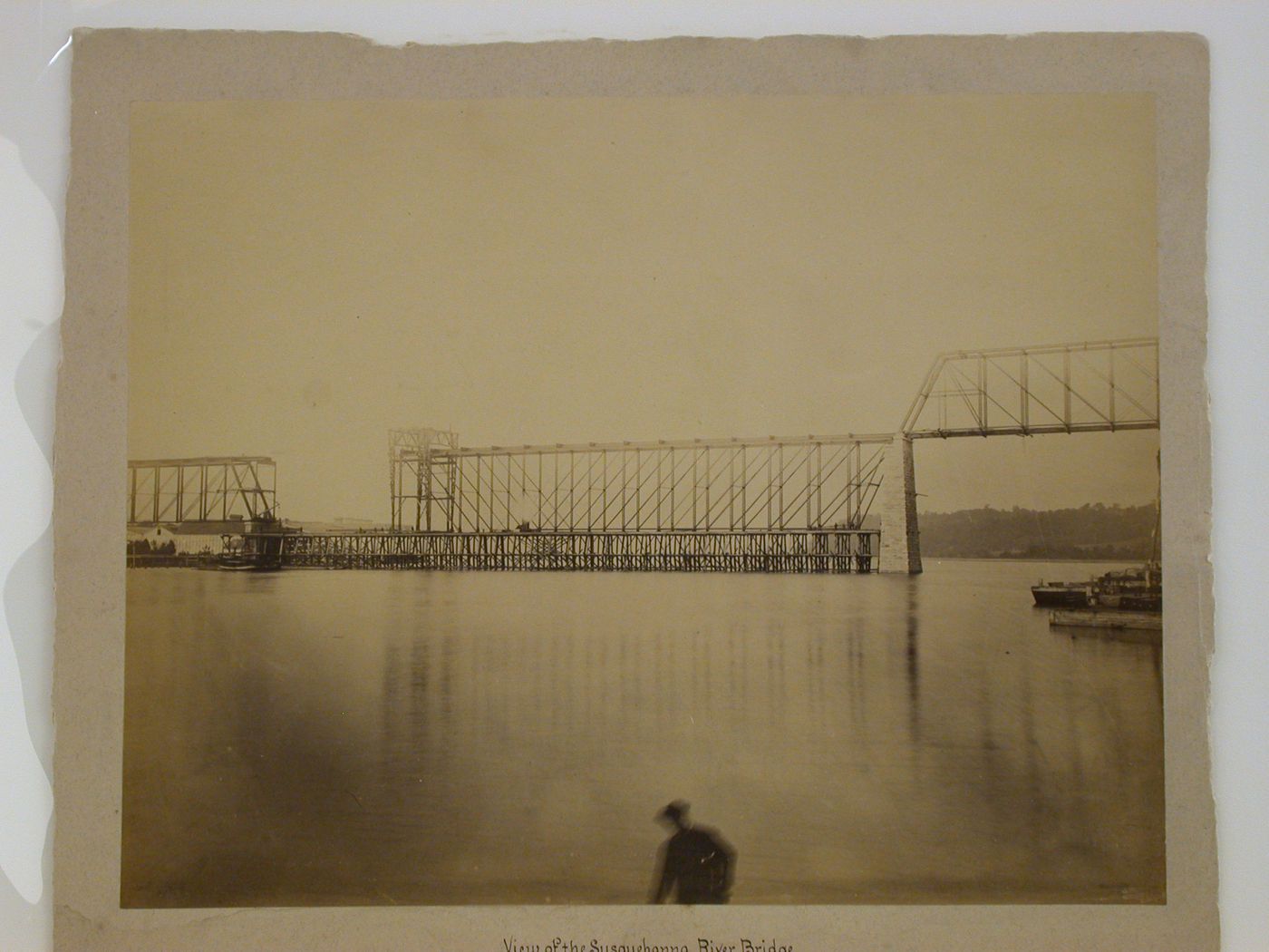 View of the Susquehanna River Bridge, Phila. Branch, Balto. & Ohio R.Road