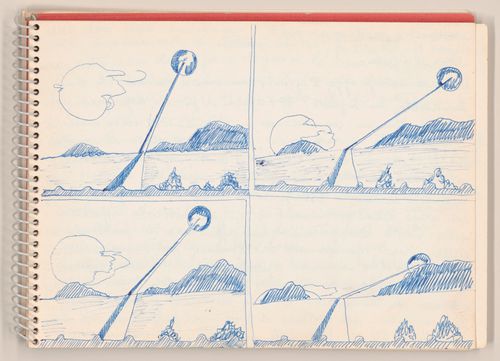 Sketches and notes for Architettura Interplanetaria [Interplanetary Architecture]