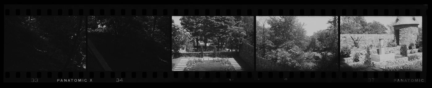 Vues du jardin de la maison d'Ernest Cormier, Montréal