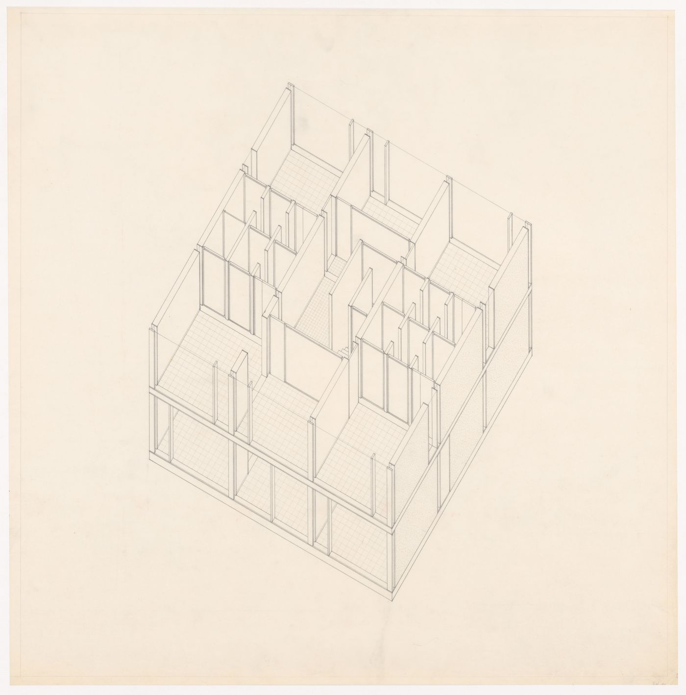 Axonometric for Texas House 4