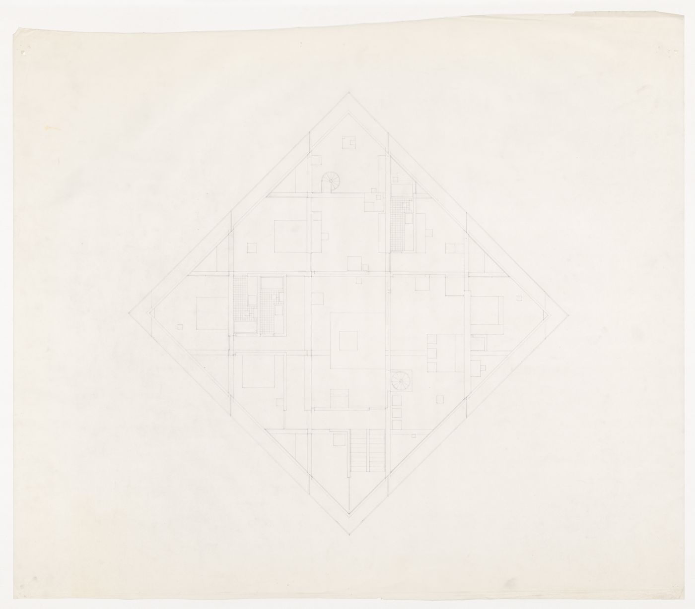 Plan for Diamond House B