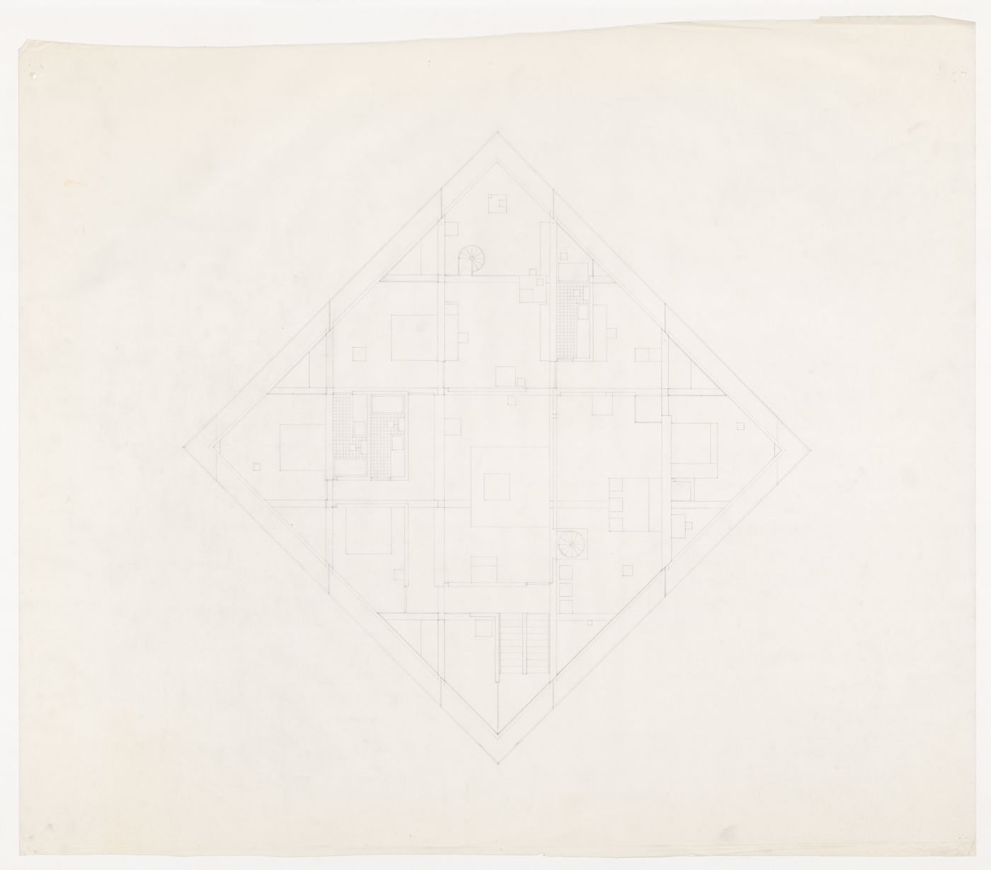 Plan for Diamond House B