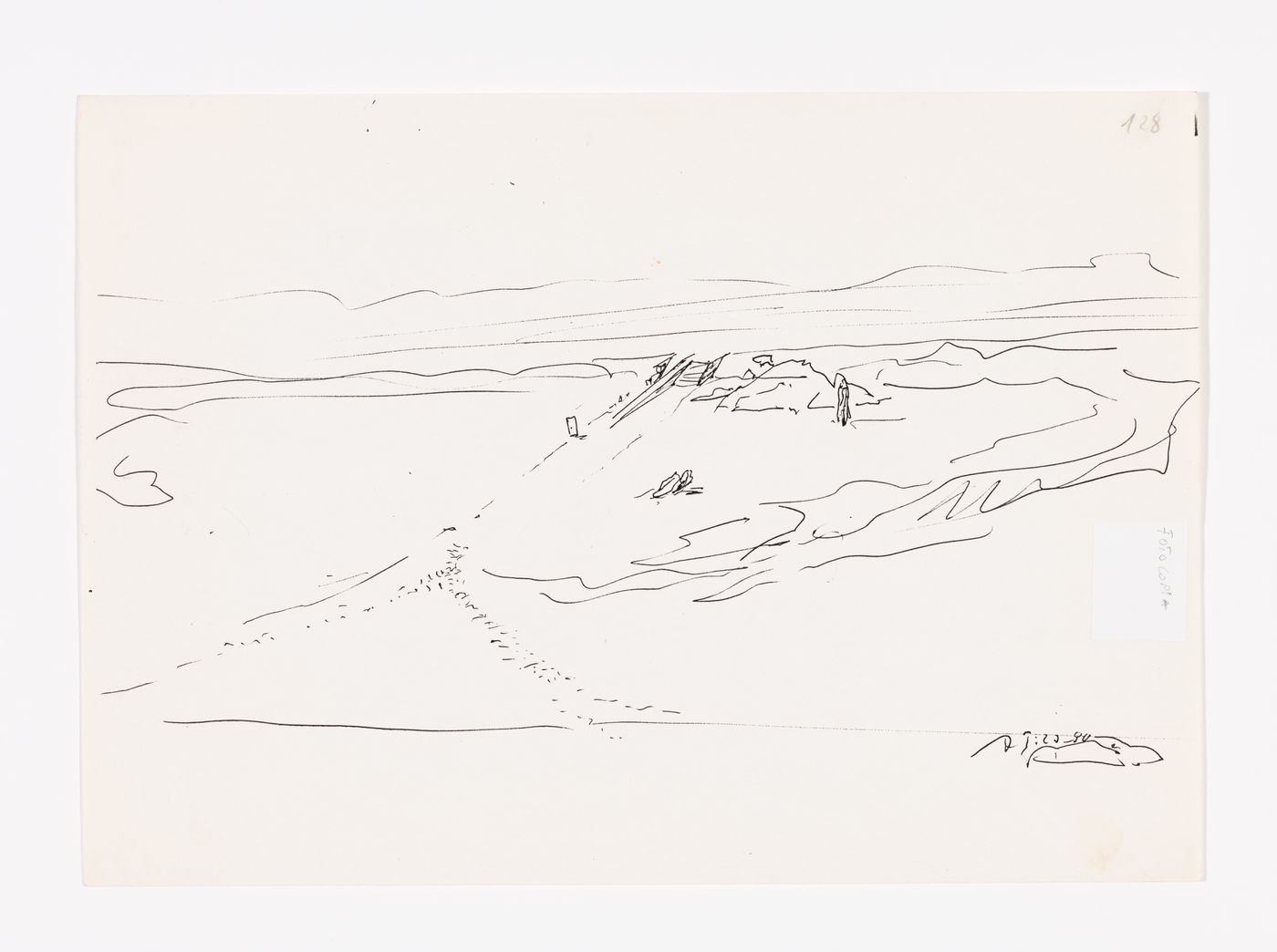 Sketch for Plano Urbanístico para a Marginal de Leça e Zona da Boa Nova, Portugal
