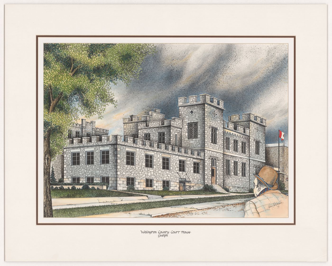 Wellington County Court House, Guelph, from Court Houses in Ontario