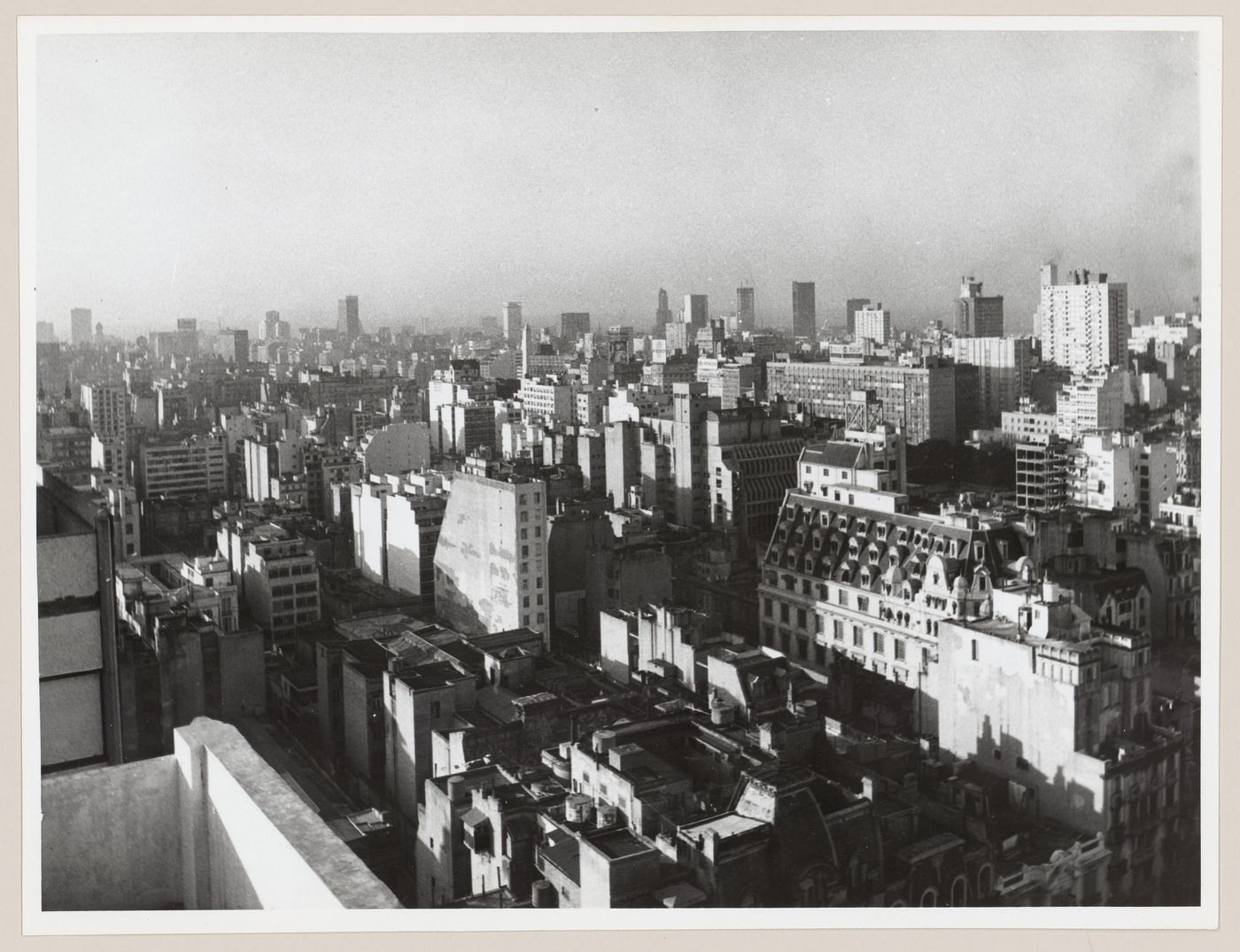 View of Buenos Aires from Avenida de Mayo, Buenos Aires, Argentina